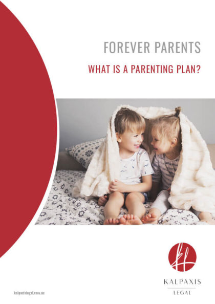 What Is A Parenting Plan?